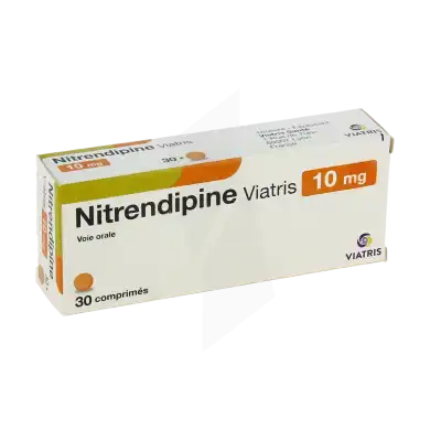 Nitrendipine Viatris 10 Mg, Comprimé à STRASBOURG