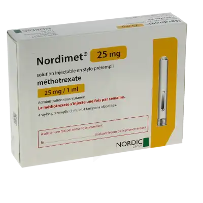 Nordimet 25 Mg, Solution Injectable En Stylo Prérempli à Blere