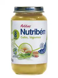 Nutribén Potitos Alimentation Infantile Légumes Colin Pot/250g