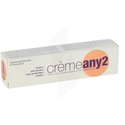 Crème Any 2® Crème Anti-tache Avec Protection Solaire Tube De 25g à Crocq