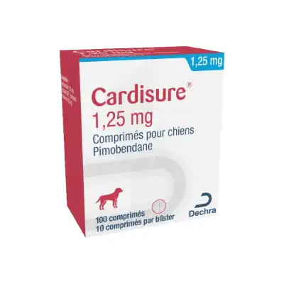 CARDISURE 1,25 MG COMPRIMES POUR CHIENS, Comprimé