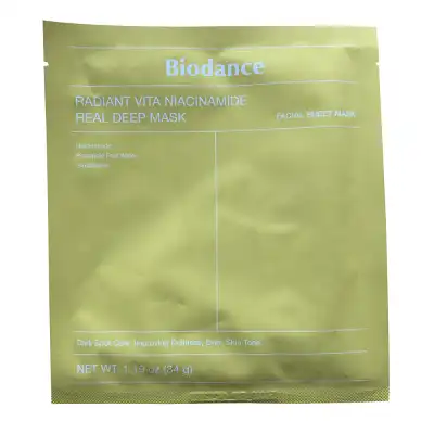 Biodance Radiant Vita Niacinamide Real Deep Mask Boîte De 1 à Apt