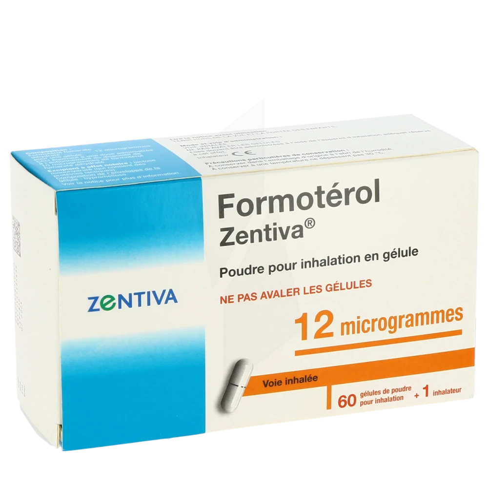 Formoterol Zentiva 12 Microgrammes, Poudre Pour Inhalation En Gélule