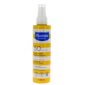 Mustela Spray Solaire Spf50 Famille 200 Ml