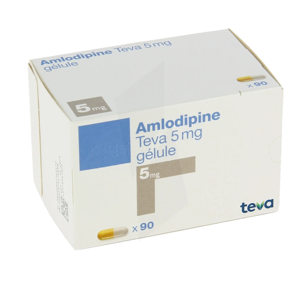 Amlodipine Teva 5 Mg, Gélule