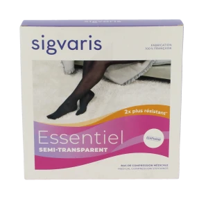 Sigvaris Essentiel Semi-transparent Bas Auto-fixants  Femme Classe 2 Naturel Xx Large Normal