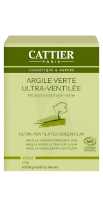 Cattier Argile Verte Ultra Ventilée 250g