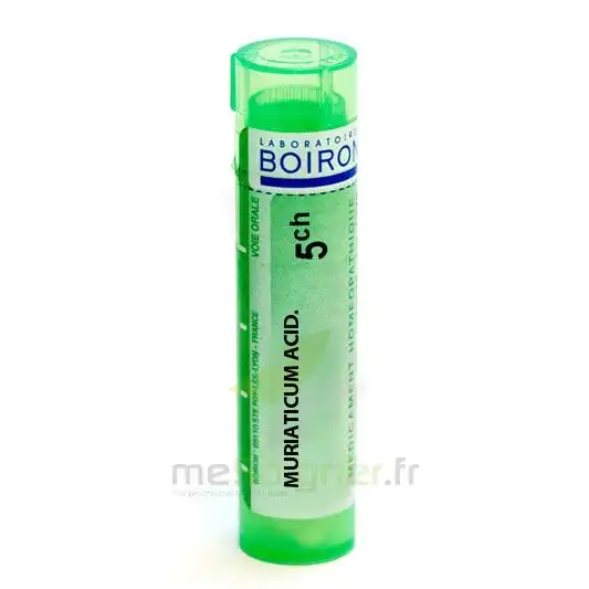 Boiron Muriaticum Acidum 5ch Granules Tube De 4g