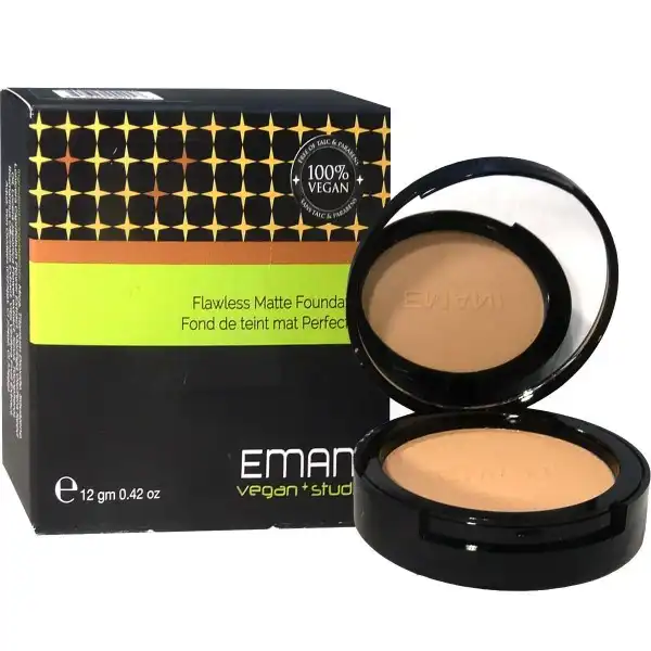 Emani Poudre Compacte De Teint Matifiant Perfection Anti-brillance Deep Golden (294) 12g