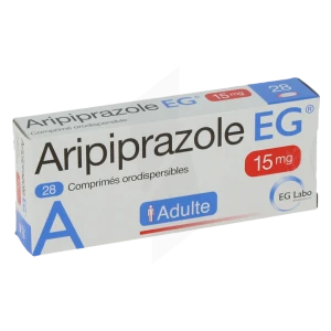 Aripiprazole Eg 15 Mg, Comprimé Orodispersible