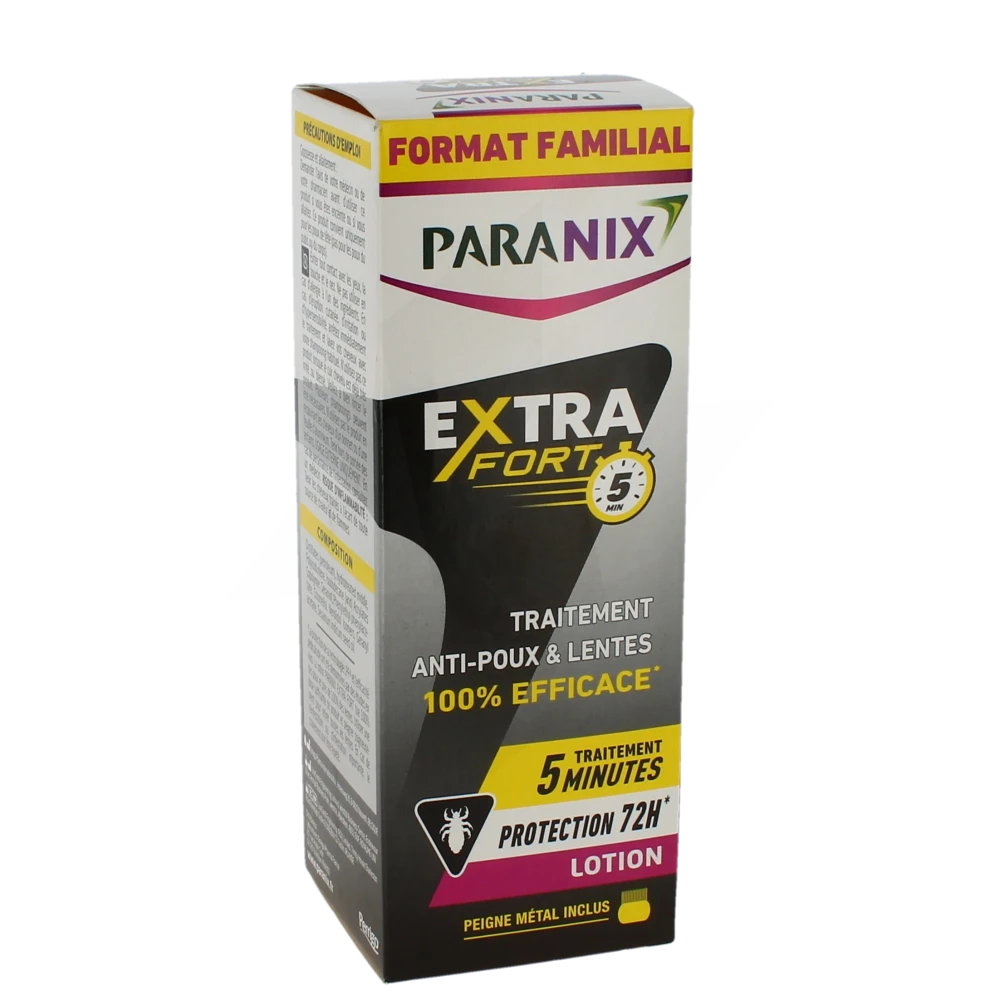 Paranix Extra Fort 5 Min Lot Antipoux Spray/200ml+peigne