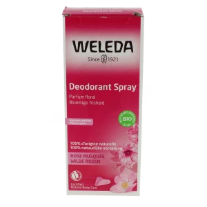 Weleda Gestes Fraîcheur Déodorant Rose Spray/100ml