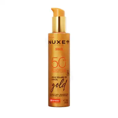 Nuxe Sun Spf50 Huile Solaire Or Haute Protection Fl Pompe/150ml à Pont à Mousson