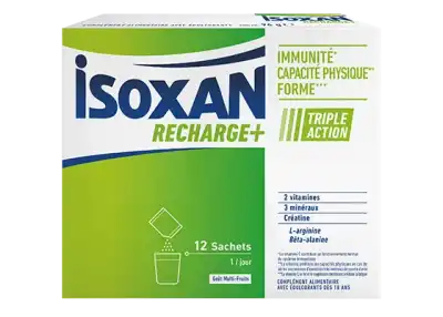 Isoxan Recharge+ Poudre 12 Sachets à SAINT-SAENS