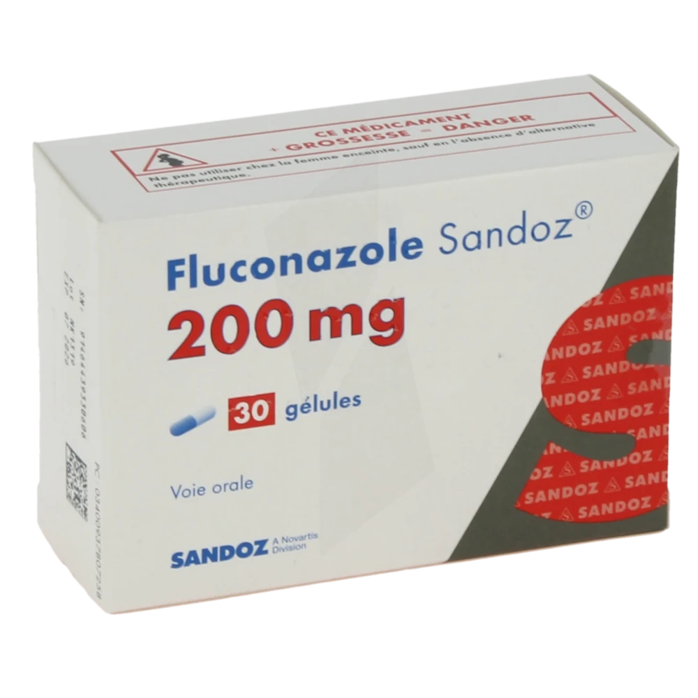 Fluconazole Sandoz 200 Mg, Gélule