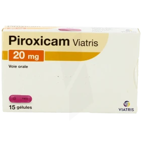 Piroxicam Viatris 20 Mg, Gélule