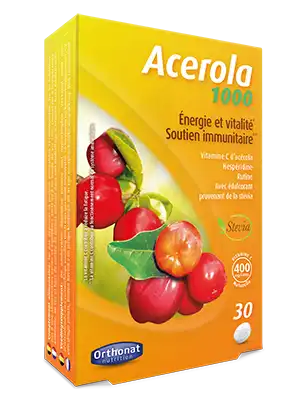 Orthonat Nutrition - Acerola 1000 - 30 Comprimés à Beaujeu-Saint-Vallier-Pierrejux-et-Quitteur
