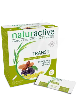 Naturactive Phytothérapie Fluides Solution buvable transit 15 Sticks/10ml