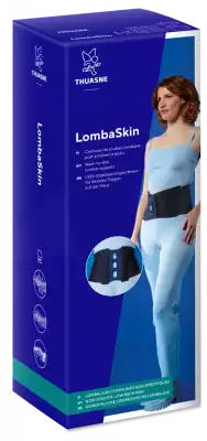 Thuasne Lombaskin Ceinture Lombaire Noir Bleuté Hauteur 21cm Taille 5 à Saint Priest