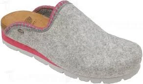 Scholl Inda Mule Bioprint - Gris/fuchsia T36