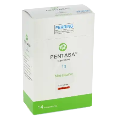PENTASA 1 g, suppositoire
