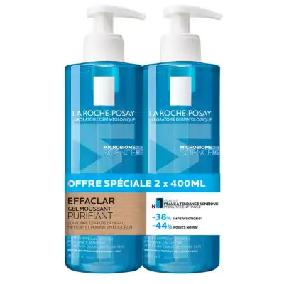 Acheter La Roche Posay Effaclar Gel moussant purifiant 2Fl/400ml (10%) à Angers