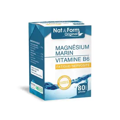 Nat&form Expert Magnésium+vitamine B6 Gélules B/80 à BOURG-SAINT-MAURICE