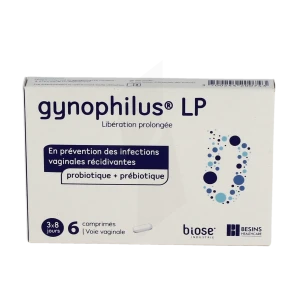 Gynophilus Lp Comprimés Vaginaux B/6