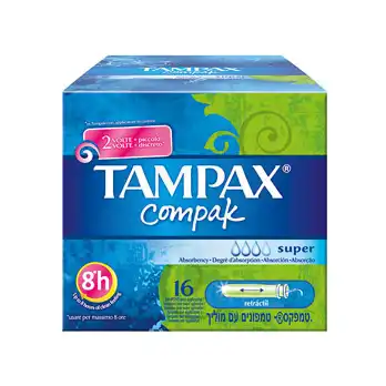 Tampax Compak, Super, Bt 16 à Muret