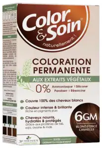 Acheter COLOR&SOIN KIT COLORATION PERMANENTE 6GM BLOND FONCÉ CANNELLE à Fontenay-sous-Bois