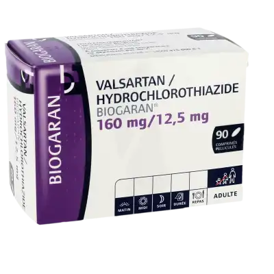 Valsartan Hydrochlorothiazide Biogaran 160 Mg/12,5 Mg, Comprimé Pelliculé à ROMORANTIN-LANTHENAY