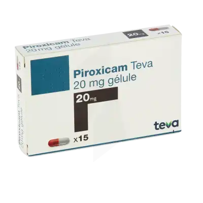 Piroxicam Teva 20 Mg, Gélule à Dreux