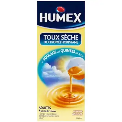 Humex Adultes Toux Seche Dextromethorphane, Sirop à FLEURANCE