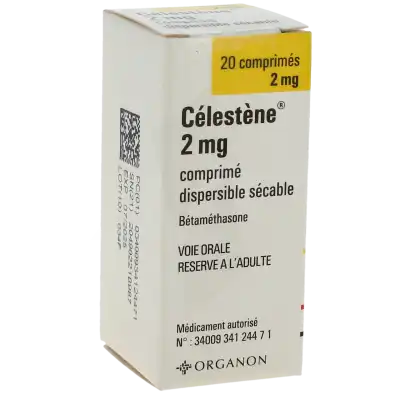 CELESTENE 2 mg, comprimé dispersible sécable
