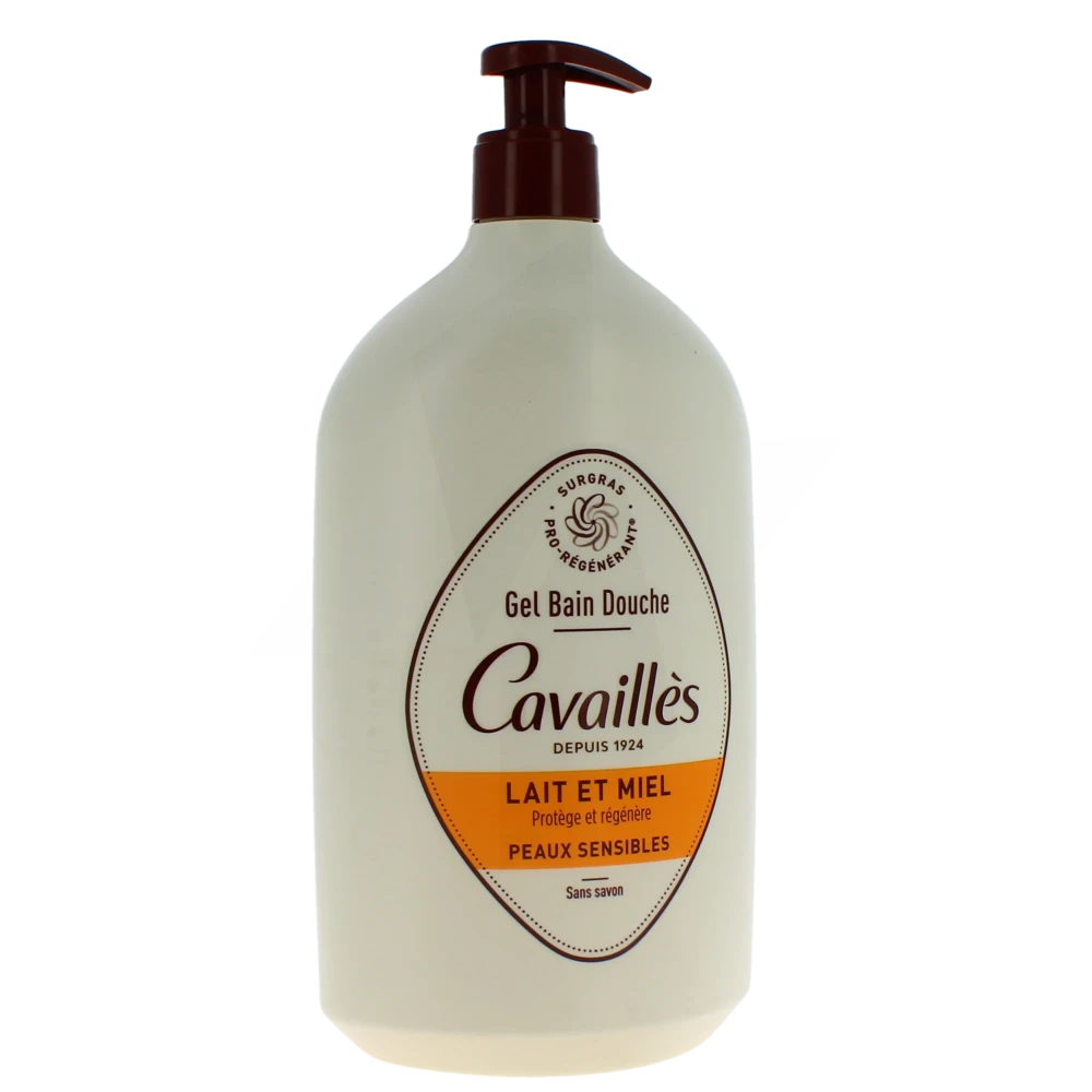 Roge Cavailles Gel Bain Douche Lait Et Miel Flacon Pompe De 1 L