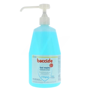 Baccide Gel Mains Désinfectant Sans Rinçage 1 L