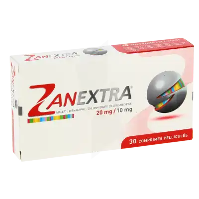 Zanextra 20 Mg/10 Mg, Comprimé Pelliculé à SAINT-PRIEST