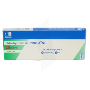 Chlorhydrate De Procaine Lavoisier 20 Mg/ml, Solution Injectable