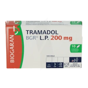 Tramadol Bgr L.p. 200 Mg, Comprimé à Libération Prolongée