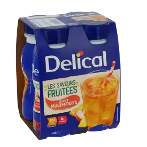 Delical Fruitee Nutrim Sav Multi-frts 4 Bouteilles De 200 Ml à ALBI