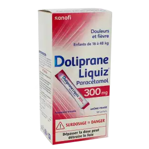 Dolipraneliquiz 300 Mg, Suspension Buvable En Sachet à LA-RIVIERE-DE-CORPS