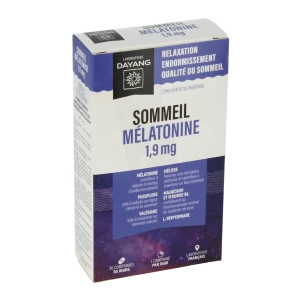 Dayang Sommeil Mélatonine 1,9 Mg 30 Comprimés