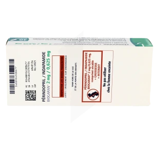 Perindopril/indapamide Biogaran 2 Mg/0,625 Mg, Comprimé Sécable