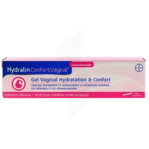 Hydralin Confort Vaginal Gel Vaginal Hydratation & Confort Tube De 30 Ml Avec Applicateur