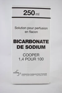 Bicarbonate De Sodium Cooper 1,4 %, Solution Pour Perfusion En Flacon 250 Ml
