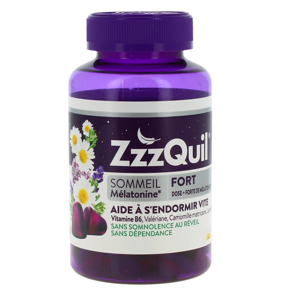 Zzzquil Fort Sommeil Gomme Fruits Des Bois Pot De 60