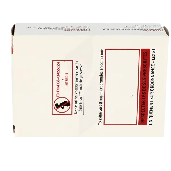 Tolexine 50 Mg, Microgranules En Comprimé
