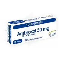 Ambroxol Eg Labo Conseil 30 Mg, Comprimé Sécable à Le Breuil