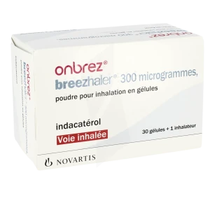 Onbrez Breezhaler 300 Microgrammes, Poudre Pour Inhalation En Gélule