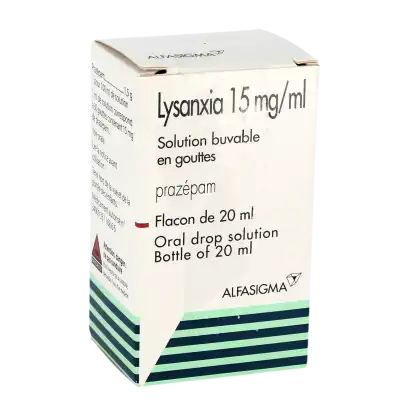 Lysanxia 15 Mg/ml, Solution Buvable En Gouttes à Bassens